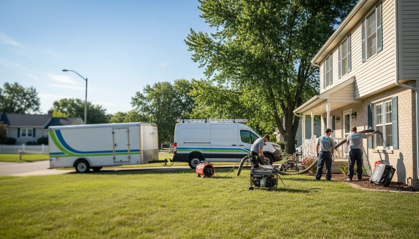 Flooded Basement Restoration And Cleanup With Repair in Hendley, NE near me